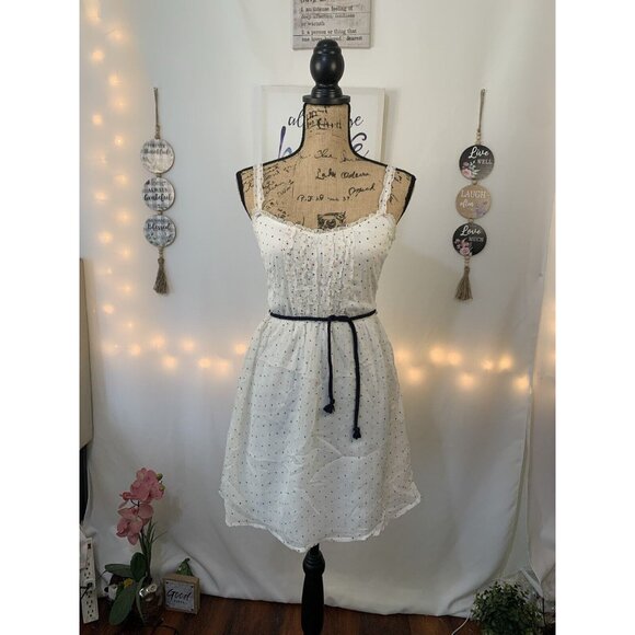 (E-147) Zara trafaluc collections‎ short sleeves womens dress size S ivory color - Picture 3 of 9